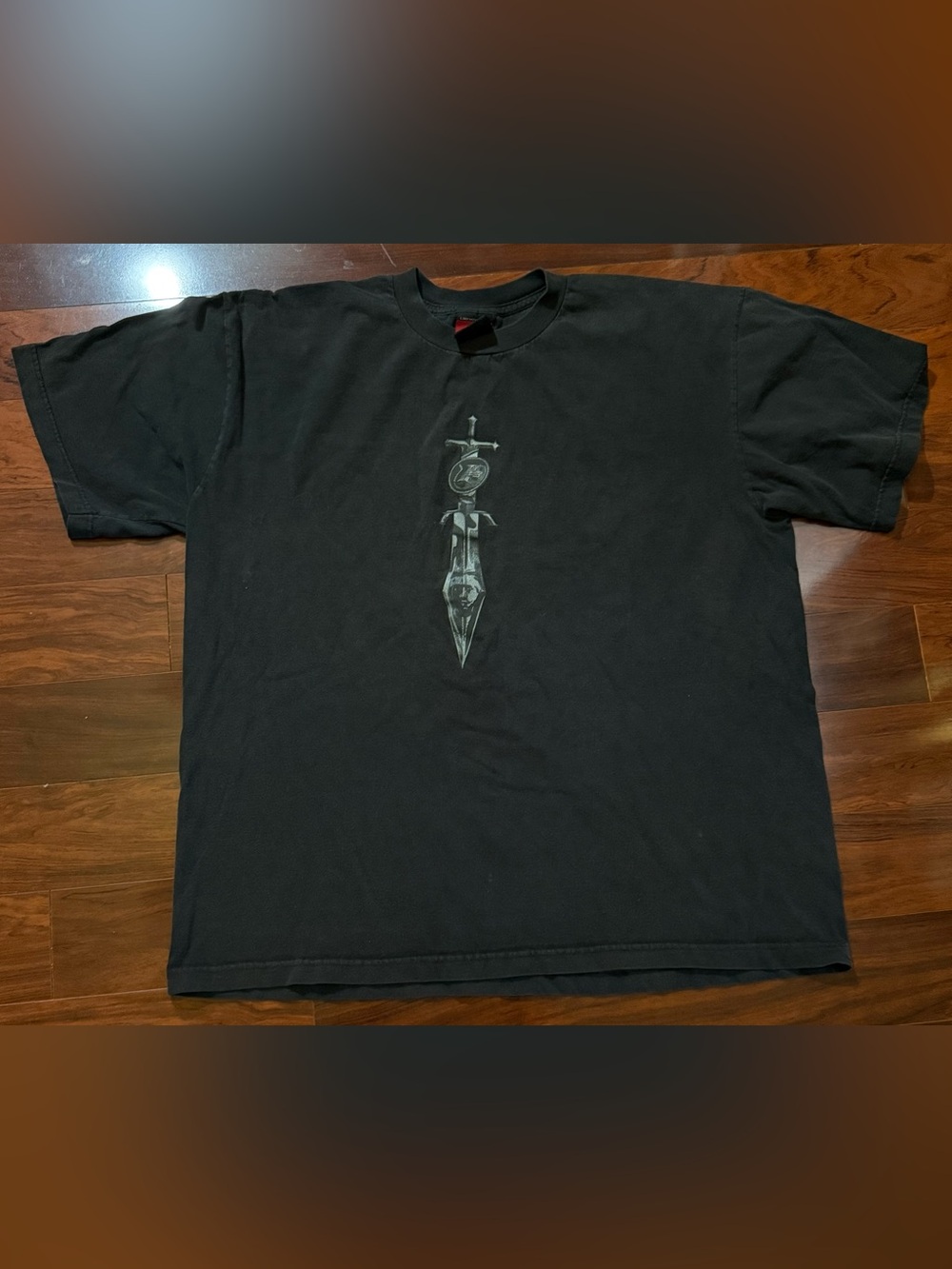 Rare Limited Edition Reebok Allen Iverson I3 Collab Sword Black T Shirt Size XL